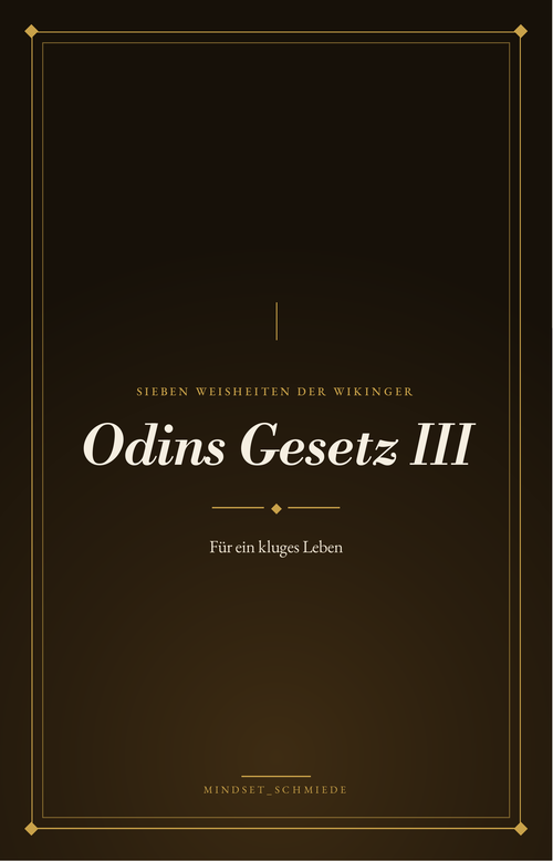 Odins Gesetz Band III – E-Book-Cover: Weisheiten der Wikinger für ein kluges Leben