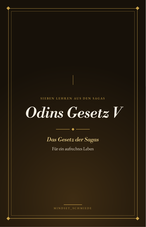 Odins Gesetz Band V – E-Book-Cover: Lehren aus den isländischen Sagas