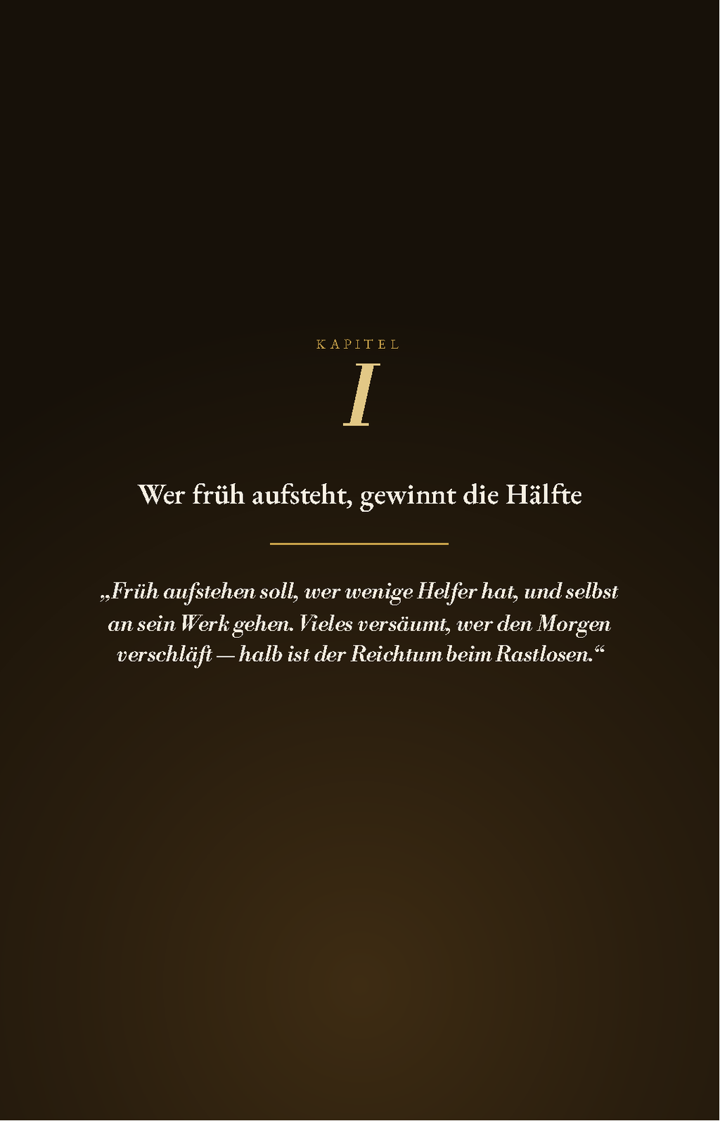 Odins Gesetz Band III – Kapitelseite aus dem E-Book