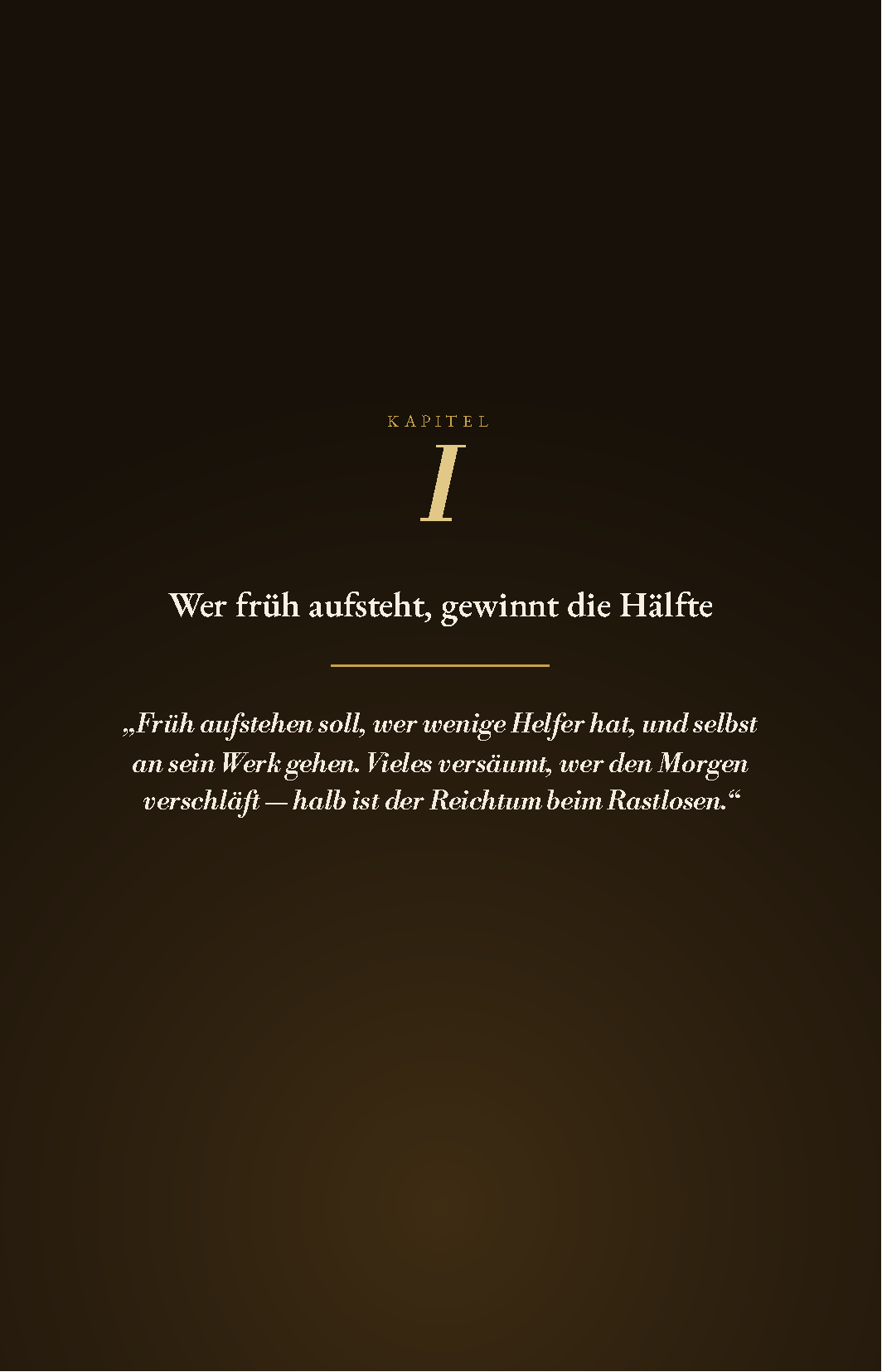 Odins Gesetz Band III – Kapitelseite aus dem E-Book