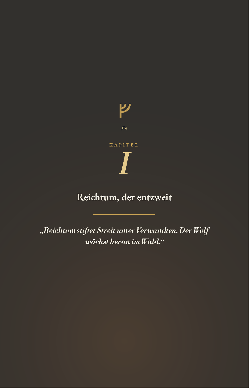 Odins Gesetz Band IV – Kapitelseite aus dem E-Book