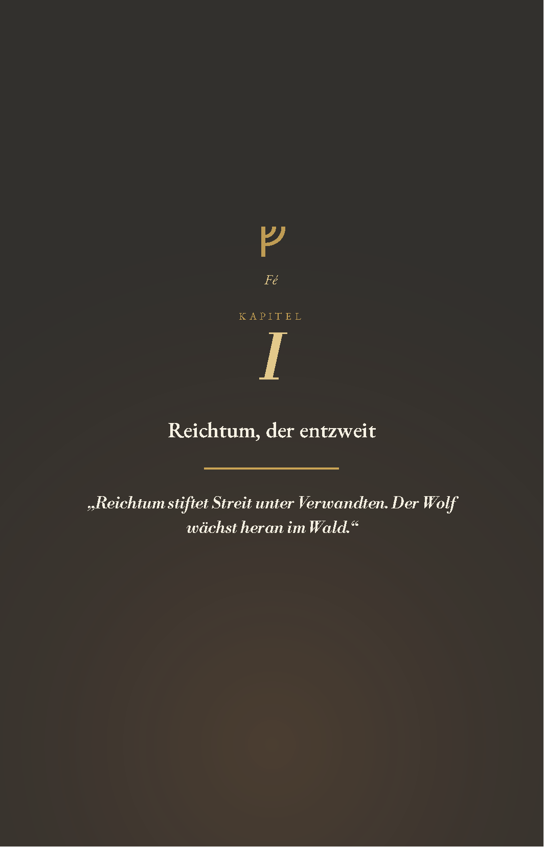 Odins Gesetz Band IV – Kapitelseite aus dem E-Book