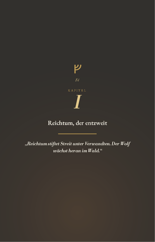 Odins Gesetz Band IV – Kapitelseite aus dem E-Book