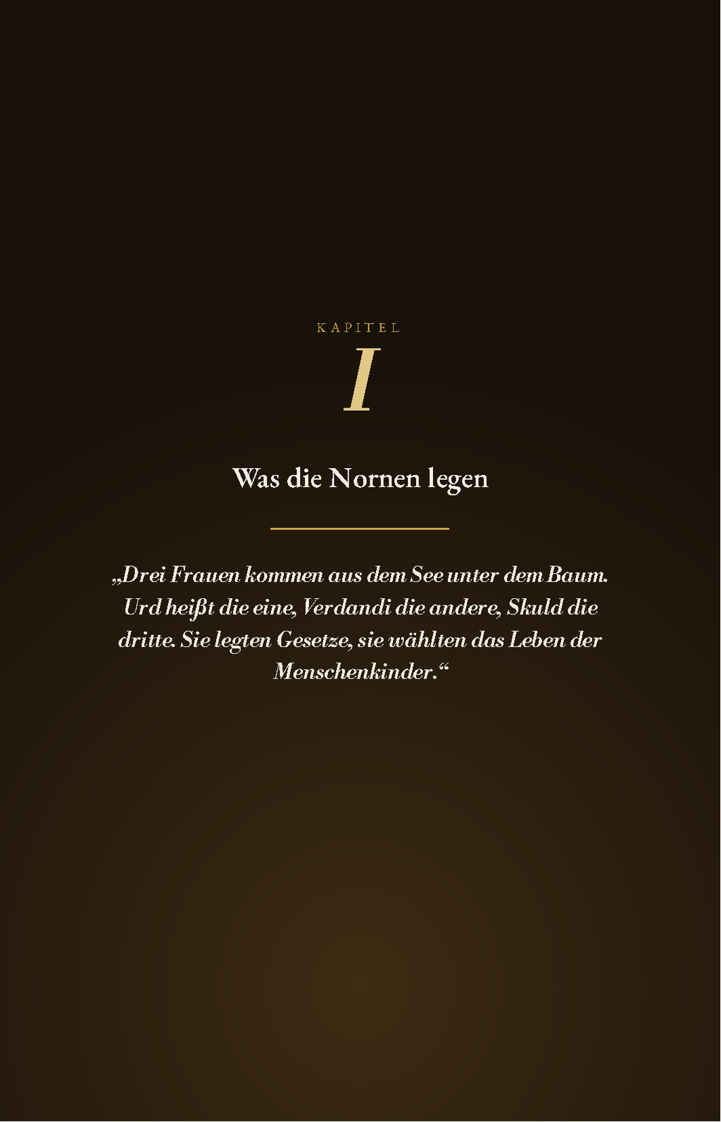 Odins Gesetz Band VI – Kapitelseite aus dem E-Book