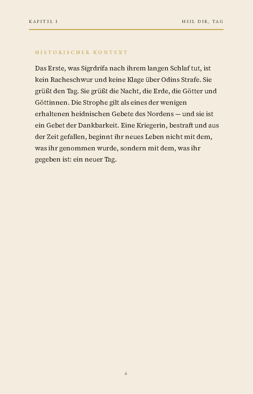 Odins Gesetz Band VII – Einblick in Kapitel 1
