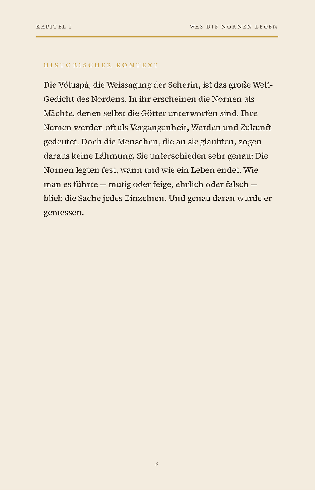 Odins Gesetz Band VI – Einblick in Kapitel 1