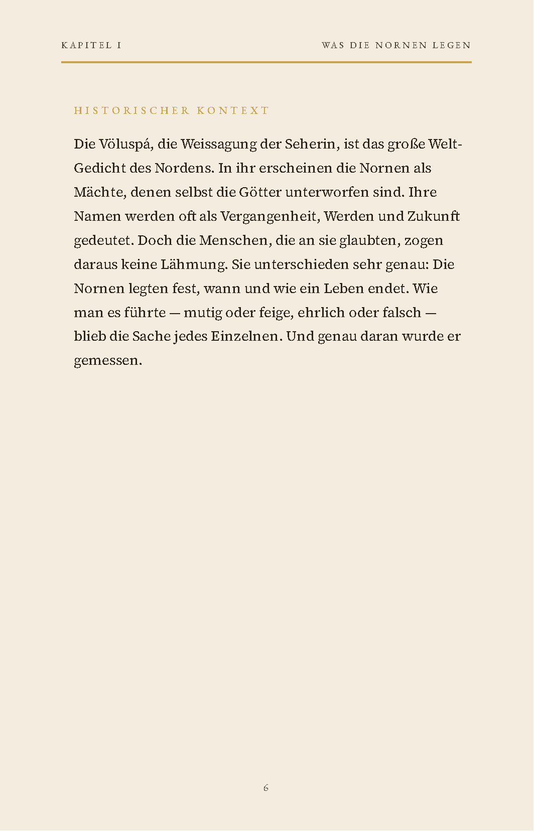 Odins Gesetz Band VI – Einblick in Kapitel 1