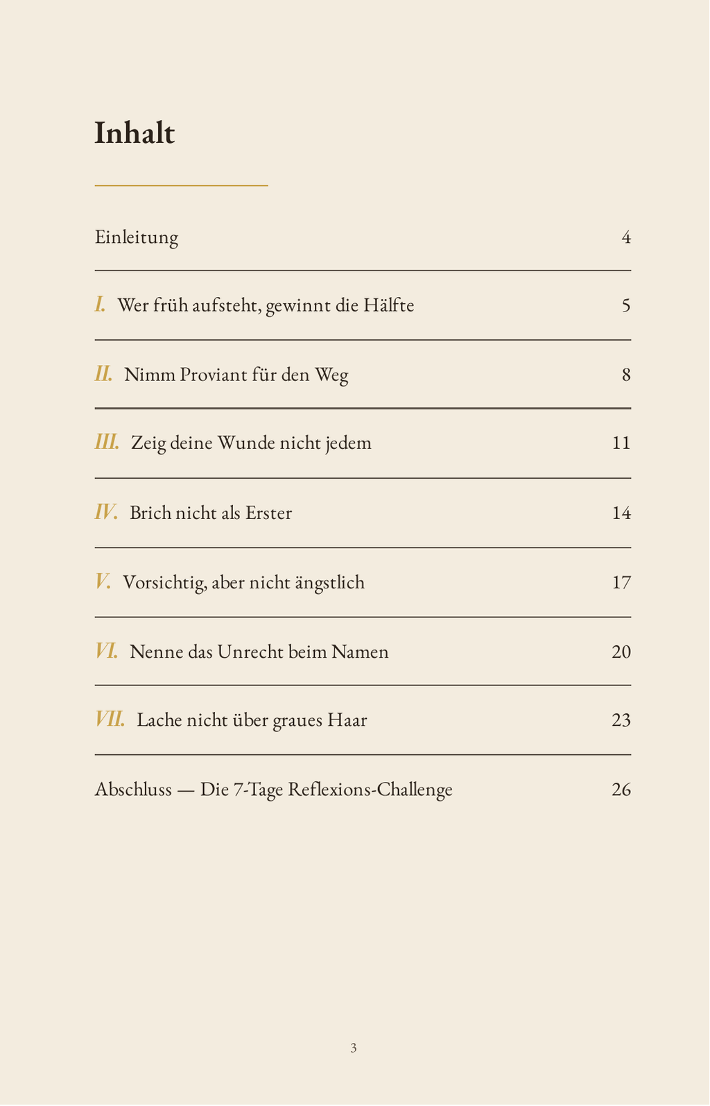 Inhaltsverzeichnis Odins Gesetz III